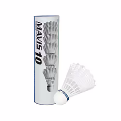 Yonex Mavis 10 Shuttlecock (Pack of 6) - One Size, White