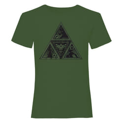 Nintendo Unisex Adult Triforce Legend Of Zelda T-Shirt - XL, Green