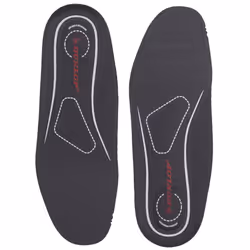 Dunlop Unisex Adults Supportive Odour Control Insoles - 3 UK, Black