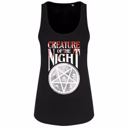 Grindstore Womens/Ladies Creature Of The Night Vest Top - XL, Black