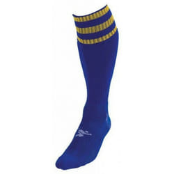 Precision Childrens/Kids Pro Football Socks - 3 UK-6 UK, Royal Blue/Gold
