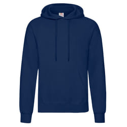 Fruit of the Loom Adults Unisex Classic Hooded Sweatshirt - 4XL, Navy