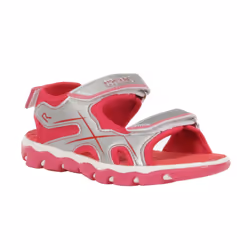 Regatta Childrens/Kids Kota Drift Sandals - 12 Child UK, Silver/Duchess Pink