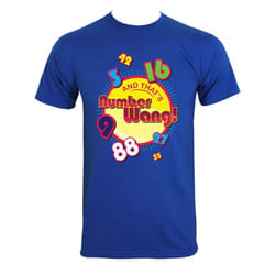 Grindstore Mens And Thats Numberwang T-Shirt - L, Blue