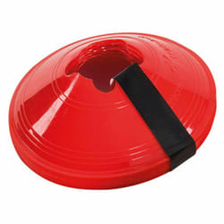 Precision Sleeved Saucer Cones (Pack of 10) - One Size, Red