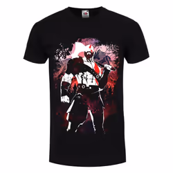Grindstore Mens Kratos Silhouette T-Shirt - XXL, Black