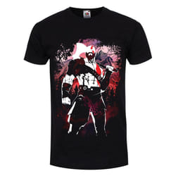 Grindstore Mens Kratos Silhouette T-Shirt - XXL, Black