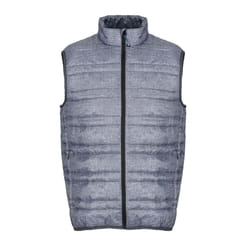Regatta Mens Fire Down Padded Bodywarmer - S, Grey Marl/Black