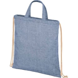 Bullet Adults Unisex Pheebs 210gm Drawstring Bag - One Size, Blue Heather