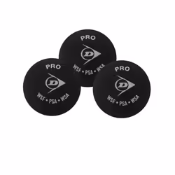 Dunlop Pro Squash Balls (Pack Of 3)