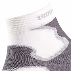 1000 Mile Mens Fusion Socks - XL, White/Grey