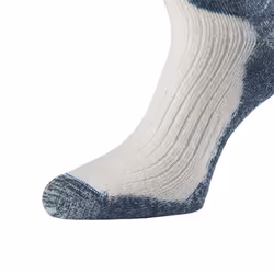 1000 Mile Unisex Adult Lightweight Cricket Socks - L, Grey/White