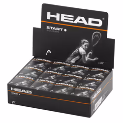 Head Start Single Dot Squash Balls (Pack of 12)