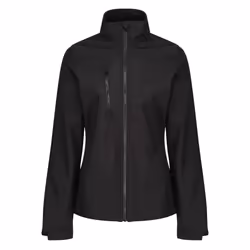 Regatta Womens/Ladies Ablaze Three Layer Soft Shell Jacket - 14 UK, Black