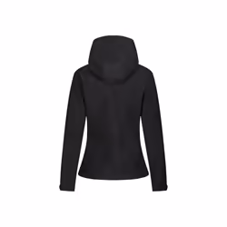 Regatta Womens/Ladies Venturer Hooded Soft Shell Jacket - 16 UK, Black/Classic Red