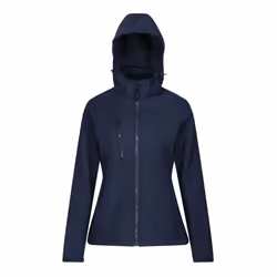 Regatta Womens/Ladies Venturer Hooded Soft Shell Jacket - 14 UK, Navy