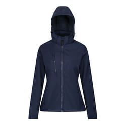 Regatta Womens/Ladies Venturer Hooded Soft Shell Jacket - 18 UK, Navy
