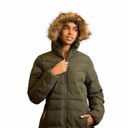 Trespass Womens/Ladies Audrey Padded Jacket - L, Dark Vine Green