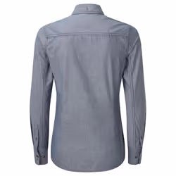 Premier Womens/Ladies Chambray Organic Long-Sleeved Shirt - 3XL, Indigo Denim