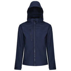 Regatta Mens Venturer Hooded Soft Shell Jacket - S, Navy/Navy