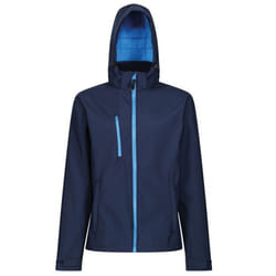 Regatta Mens Venturer Hooded Soft Shell Jacket - 2XL, Navy/French Blue