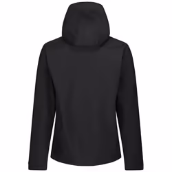 Regatta Mens Venturer Hooded Soft Shell Jacket - 3XL, Black/Classic Red