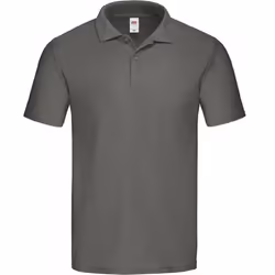 Fruit of the Loom Mens Original Pique Polo Shirt - XL, Light Graphite