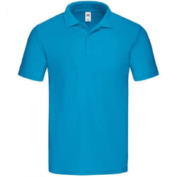 Fruit of the Loom Mens Original Pique Polo Shirt - XL, Azure