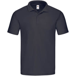 Fruit of the Loom Mens Original Pique Polo Shirt - S, Deep Navy
