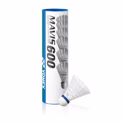 Yonex Mavis 600 Shuttlecock (Pack of 6) - One Size, White