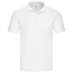 Fruit of the Loom Mens Original Polo Shirt - 2XL, White