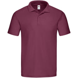 Fruit of the Loom Mens Original Polo Shirt - 2XL, Burgundy