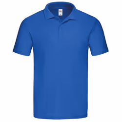 Fruit of the Loom Mens Original Polo Shirt - 3XL, Royal Blue