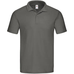 Fruit of the Loom Mens Original Polo Shirt - 3XL, Light Graphite