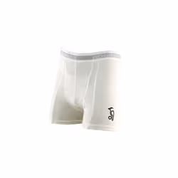 Kookaburra Boys Integral Pouch Jock Shorts - 10-12 Years, White