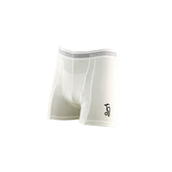 Kookaburra Boys Integral Pouch Jock Shorts - 10-12 Years, White