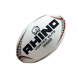 Rhino Vortex Elite Replica Rugby Ball - 2, White