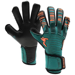 Precision Unisex Adult Elite 2.0 Contact Goalkeeper Gloves - 8.5, Teal/Fluorescent Orange/Black