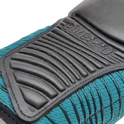 Precision Unisex Adult Elite 2.0 Contact Goalkeeper Gloves - 10, Teal/Fluorescent Orange/Black