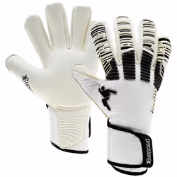 Precision Unisex Adult Elite 2.0 Giga Goalkeeper Gloves - 9.5, White/Black