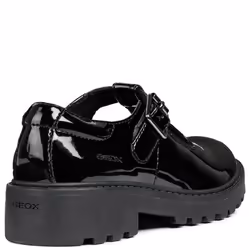 Geox Girls Casey Leather Mary Janes - 11.5 UK Child, Black