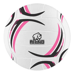 Rhino Thunder Netball - 5, White/Pink/Black
