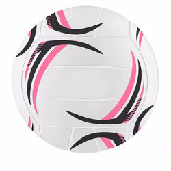 Rhino Thunder Netball - 5, White/Pink/Black