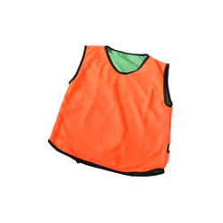 Precision Childrens/Kids Reversible Mesh Training Bib - 2-3 Years, Orange/Green