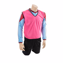 Precision Childrens/Kids Mesh Training Bib - 10-14 Years, Pink