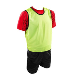 Precision Childrens/Kids Mesh Training Bib - 10-14 Years, Fluorescent Yellow