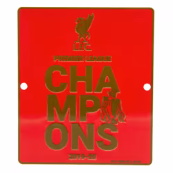 Liverpool FC Premier League Champions Window Sign