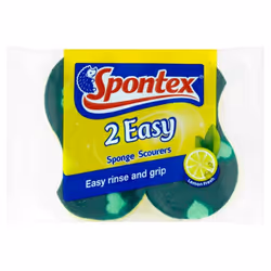 Spontex Easy Sponge Scourers (Pack of 2)