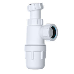 Viva Waste Bottle Trap - 32mm, White