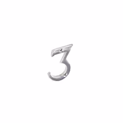 Securit 3 Chrome Door Number
